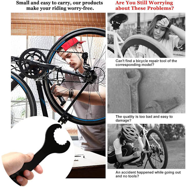 Universal för cykelskruvmejselnyckel