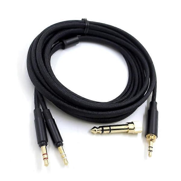 För Beyer T1 (2:a/3:e generationen) T5 / Amiro balanserad hörlurskabel 3.5mm+6.35mm Adapter