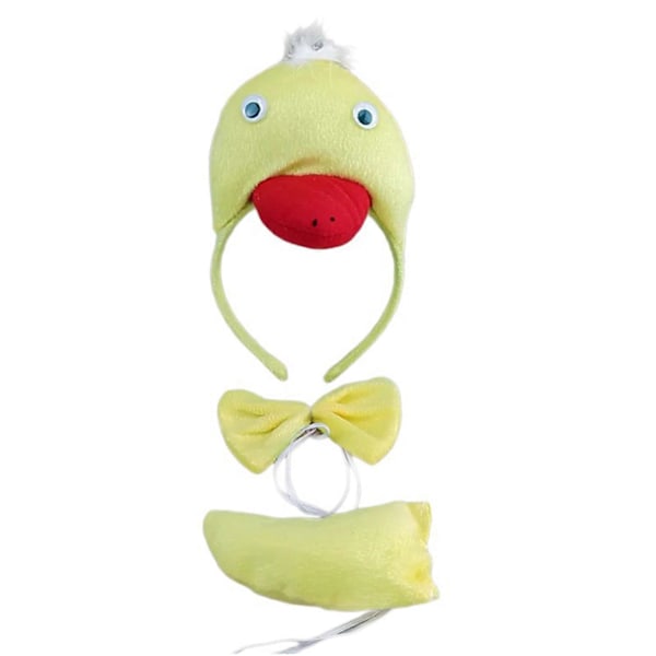 Hame Ankka Hanhet Pääpannat Kaulus Häntä Eläin Hanhi Hiuspanta Lapsille Esityksiin Ankka Eläin Hiuspannat Sarjakuva Asu Yellow duck three a