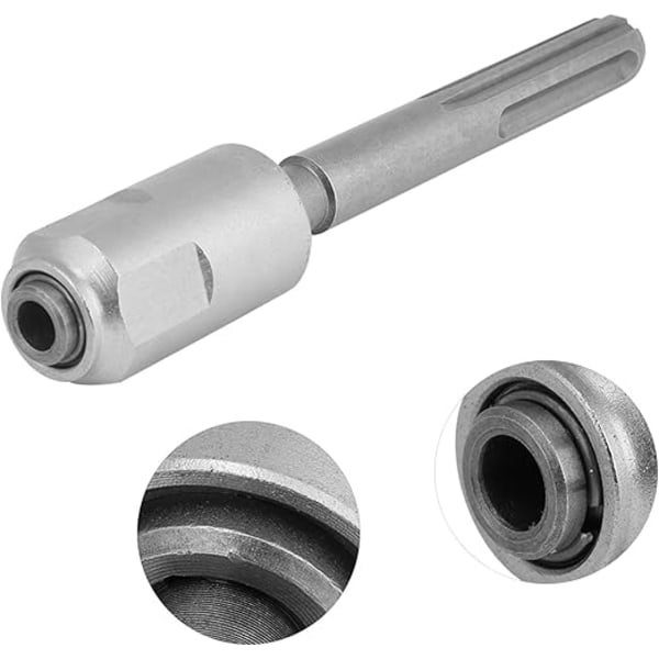 Chuck-adapter, slitesterk SDS Max til SDS Plus-adapter, Chuck Drill Converter Shank for roterende rivningshammere