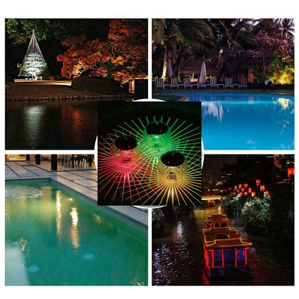 LED Dammlampor Vattentäta LED Poollampor.