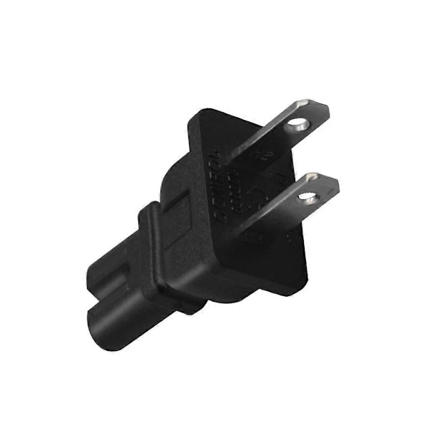 US 2-pins til IEC320 C5/C7 strømomformer C5/C7 konverteringsplugger for bærbar PC Suffix 1 15P TO C7