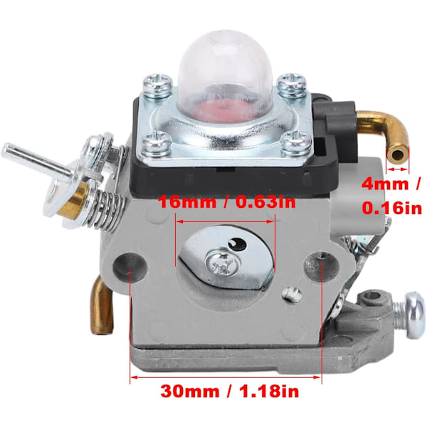 Forgassersett for Husqvarna 122HD45 122HD60 522HD60S 522HDR60S, for Jonsered HT2223T HT2218 Hekksakser, Erstatning # 523012401 596658301