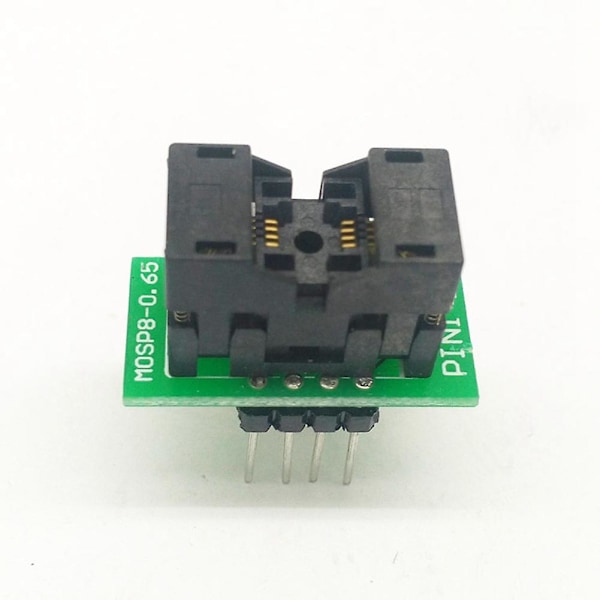 MSOP8 til DIP8 MCU Test IC Sokkel Programmer Adapter Sokkel