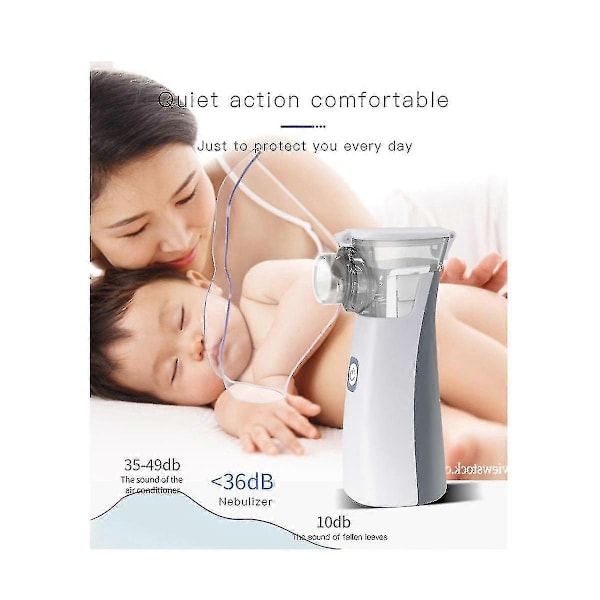 net Nebulisator Nebulisator Bærbar Håndholdt Børne- og Voksenkompressionsnebulisator