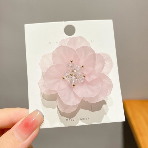 1 st/5 st Cherry Blossom hårspänne för flickor Halkfritt Sweet Princess hårnålar för barn tonåringar Hårstylingverktyg Pink Black R Charms 1pcs