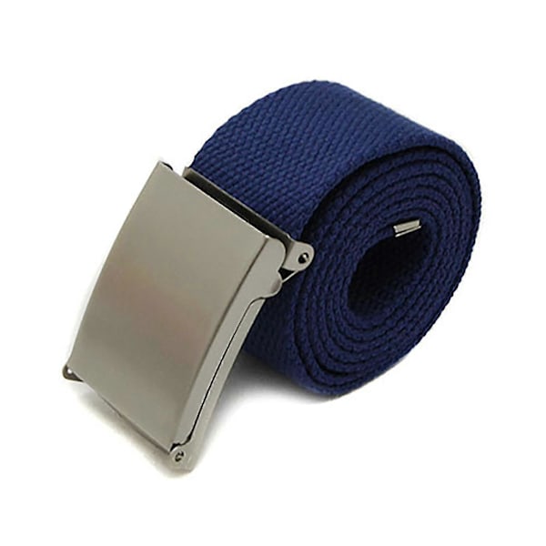 Canvas Belte Lett å Åpne Unisex Canvas Web Belte for Utendørsbruk Blue