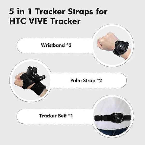 VR Sporingsbælte, Trackerbælter og Håndfladeremme til Vive System Tracker Putters - Justerbare Bælter og - FFY