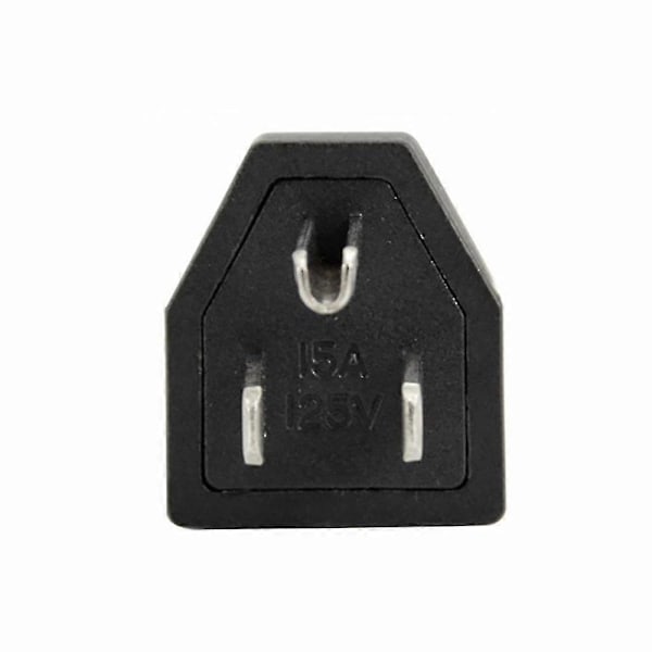2 stk. Amerikansk standard stik strømstik 15A 125V Amerikansk lednings stik aftageligt stik