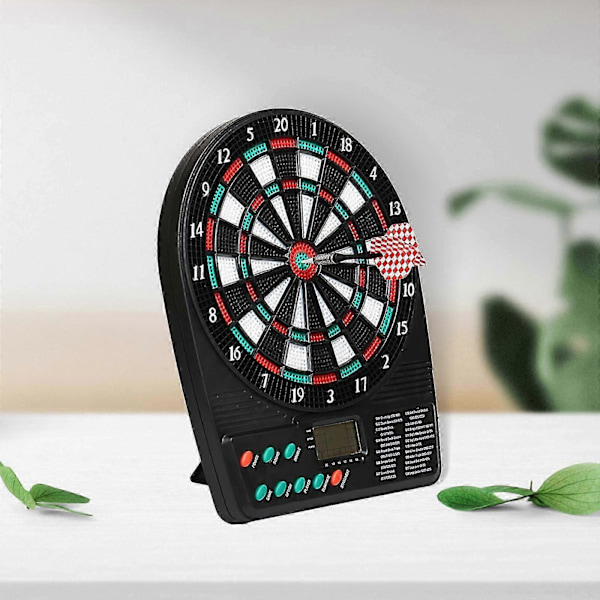 Elektronisk Darttavla Mjuka Dartpilar Automatisk Poängräkning Sportaktiviteter Måltavla Dartplatta för Trädgård Gård Inomhus