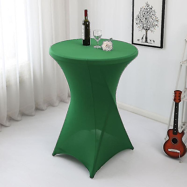 Cocktailbordsöverdrag Stretch Spandex Cocktailbordsduk för Bröllop, Bankett och Fest Golden 60*110cm