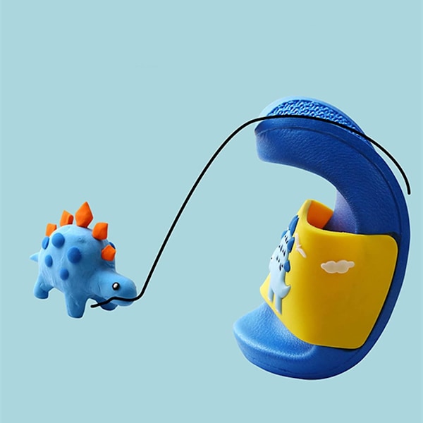 Småbørn Små Børn Dinosaur Strand/pool/brusebad Sandaler/skridsikre Hjemmebadesandaler/søde Sommer Udendørs Sko Til Piger Og Drenge, faktisk Skolængde 16cm
