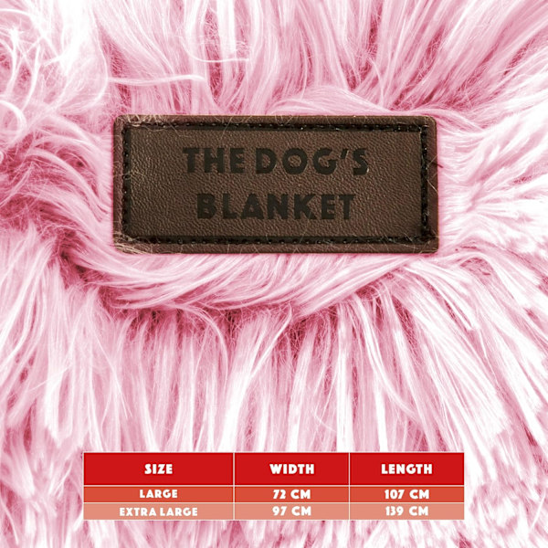 Hundedækken Donut Sovedækken XL Pink 127*100CM Rolig, Anti-angst Komfortdækken