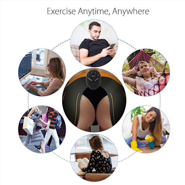 Badetøj til mænd og kvinder - Butt-stickers til løft og træning af bagdelen - Lazy Fitness
