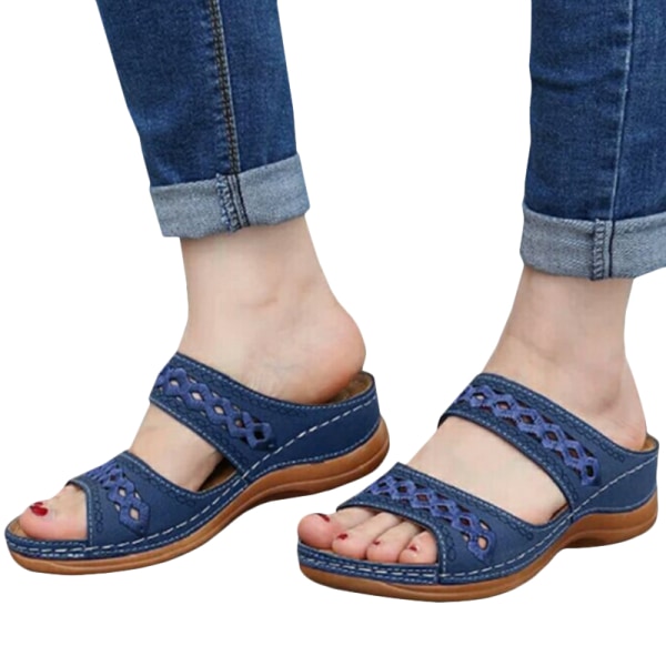 Dam Sandaler Mode Kilar Skor Sandaler Flip Flop Red 43