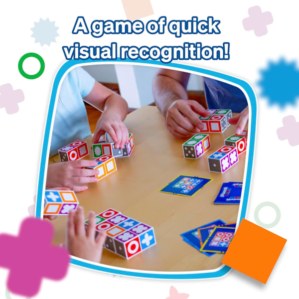 Foxmind Match Madness Brettspill - Visuelt Matchingsspill med Dobbel Modus for Problemløsning, Moro for Voksne og Familie