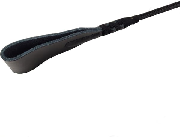 Nahkapiiska 45cm ratsastuspiiska kahvalla ja ripustusnarulla