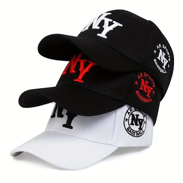 1 st Stilren Unisex Baseballkeps med Justerbar Solskärm för Utomhusaktiviteter och Fester