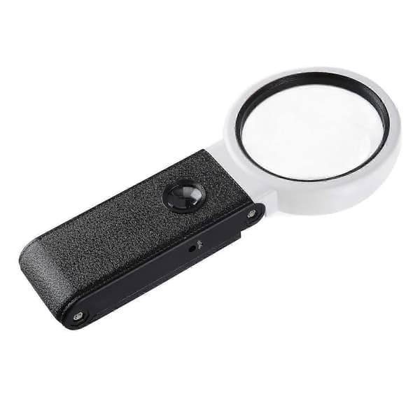 LED Forstørrelsesglas ABS Håndholdt Foldbar HD Linse til Observation & Reparation TH-7018B