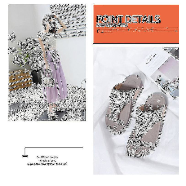 Fit Flop Dame Glitter Tåpost Sls WHBYV 41 Apricot