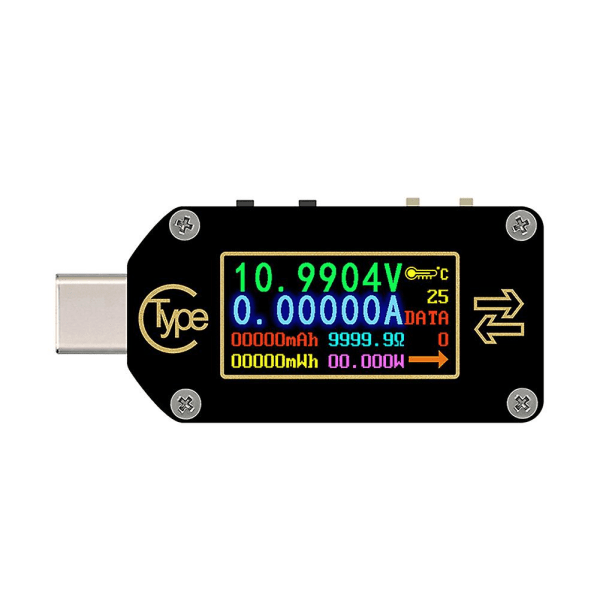 TC66/TC66C Typ-C PD Trigger Voltmeter Amperemeter Spänning Strömmätare Multimeter PD Laddare Batteri USB Testare Ny B