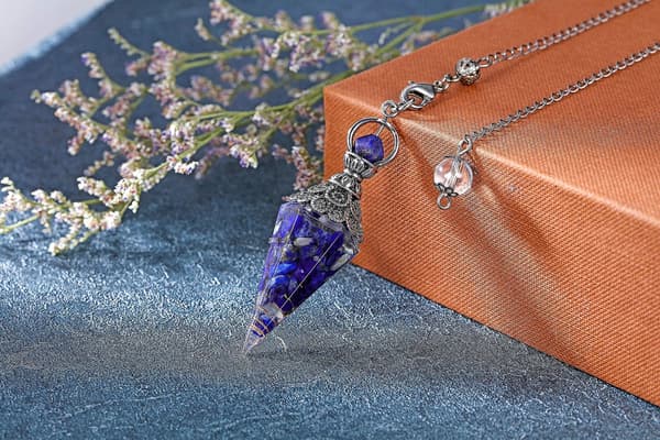 Chakra Krystal Pendul Hexagonal Reiki Healing Krystal Punkter Ædelsten Dowsing Pendul Til Spådom Scrying Wicca