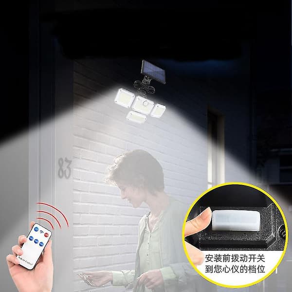 Solcellelampe Udendørs Lampe Hold Split Induktion Garage Lampe
