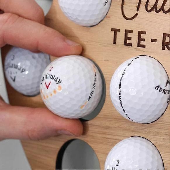34 Hål Trä Golfkollektion Väggupphängning Studierum Väggkonst