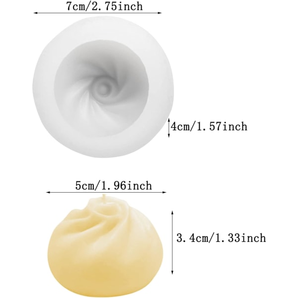 Simuleret bolleform, 3D dampede bolleforme Simulation Bun