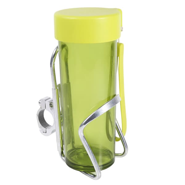 Motorcycle Drink Holder Water Beverage Handlebar Mount Bottle Adapter Silver