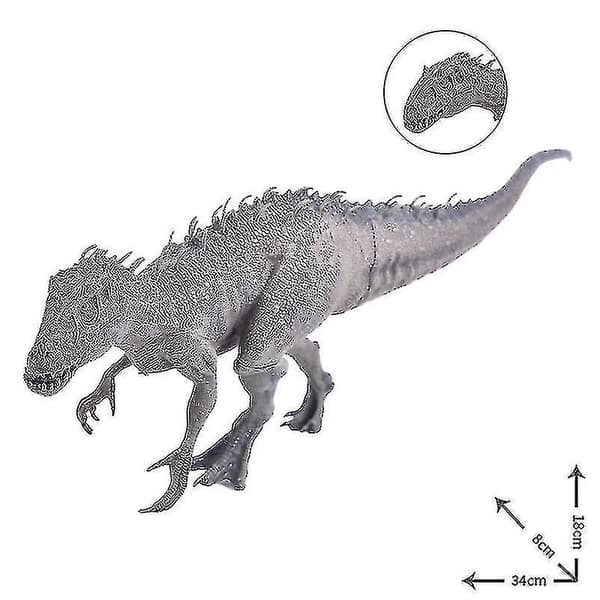 Stor Jurassic Indominus Rex Simulerings Dinosaur Modell Leke PVC Action Figur