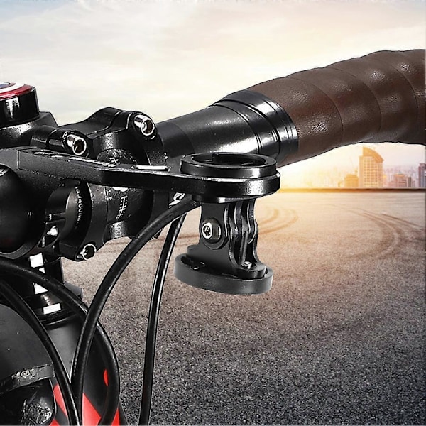 Sykkelcomputerholder Base Sykkelkamerafeste Holder Brakett Adapter Aluminium Legering Sykkelkamera Lysfeste for Garmin Gopro