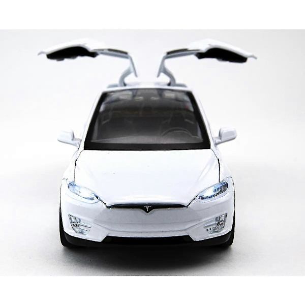 Bilmodel Tesla Model X SUV Legering Simulation Legetøj, børnegave