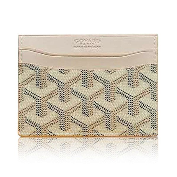 Elegant kortväska i kohud, liten modell, fashionabel kortväska Apricot color