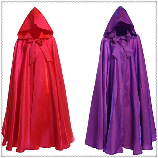 2024 Halloween huppuviitta anime roolipeliasu cos viitta Dark purple 130cm
