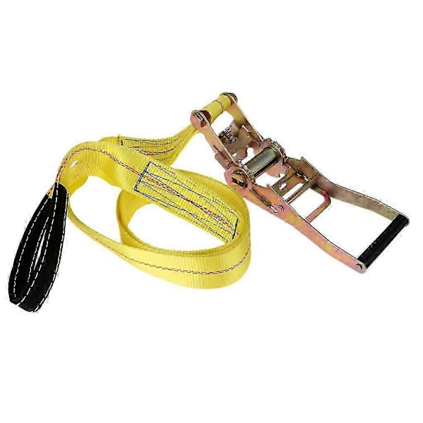 36FT Slackline-setti koukulla ja räikkäkiristimellä tasapainoharjoitteluun Yellow
