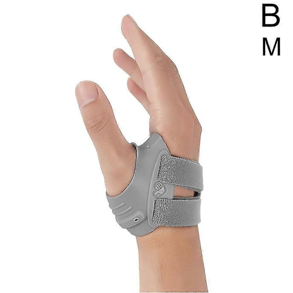 Tummskena Ledstöd Tumsplint Stöd för Artros Smärtlindring Gray Right Hand M