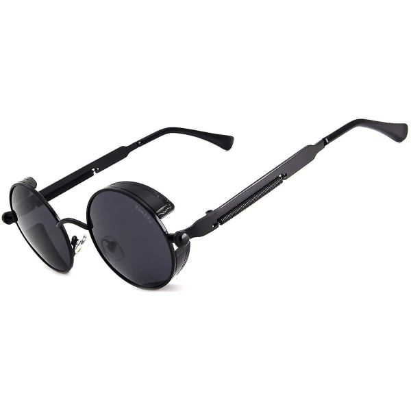 Solbriller Steampunk Style Polarized Eyewear Uv400 beskyttelse