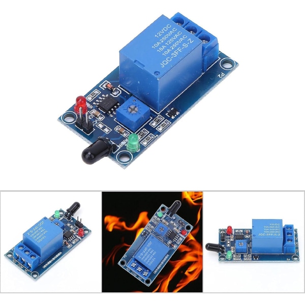 Liekinhavaitsemisanturimoduuli 12vdc infrapunapaloilmaisin