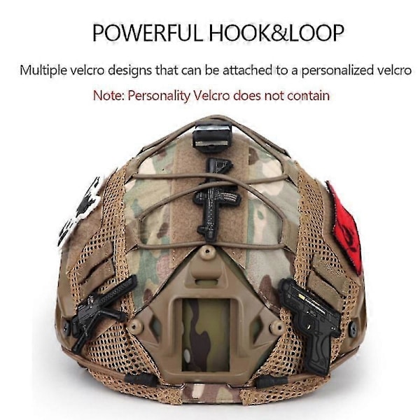 Airsoft Jagthjelm Taktisk Militær Kamphjelm Cover Cs Sportshjelm Cover