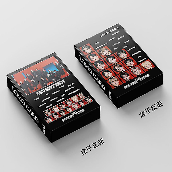 55 st/set Kpop Seventeen Power Of Love Lomo Kort Nya Album Attacca Högkvalitativa Foton Seventeen För Fans Samling