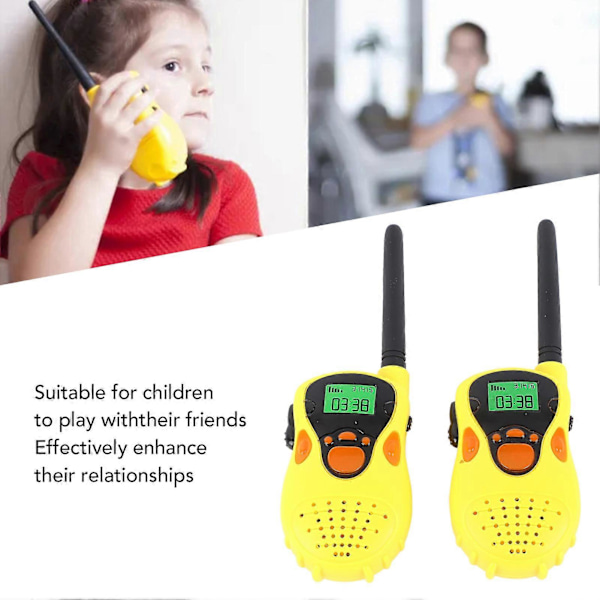 Walkie Talkie Legetøj Klar Lyd Stabilt Signal Håndholdt Kommunikerende Interaktivt Legetøj