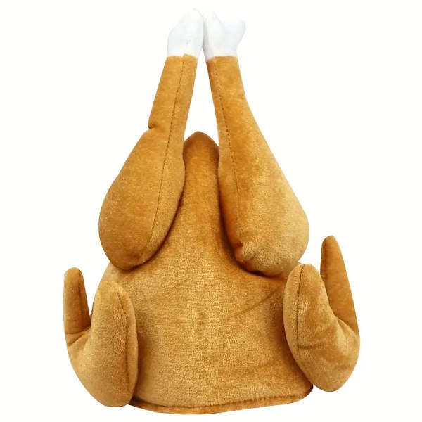Rolig Kalkonbenshatt för Halloween, Thanksgiving & Jul - Handtvätt Endast, Perfekt för Fester & Presenter