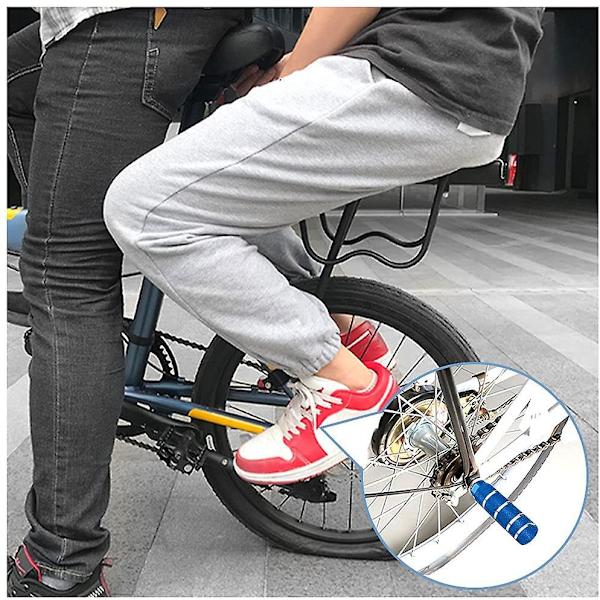 2 st cykelfotpinnar, axel bakre fotpinnar Stuntpinnar i aluminiumlegering Antisladd