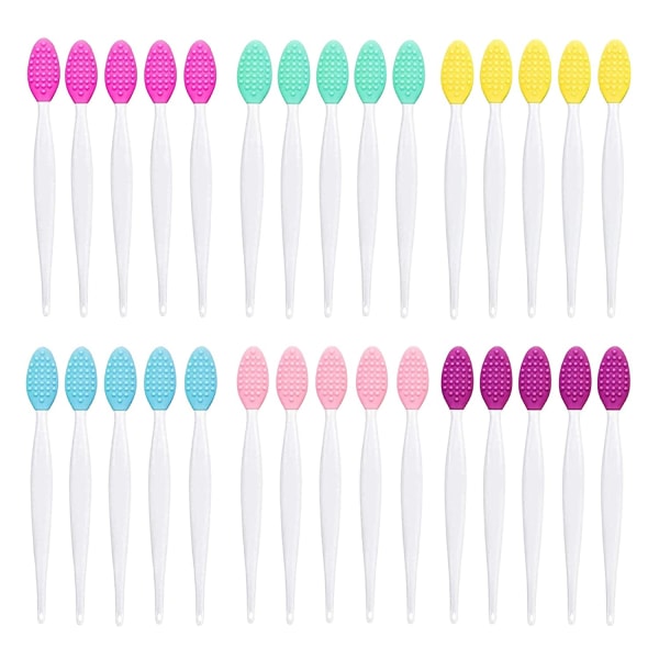 4-pack Nose Duplex Tool Lip Scrub Exfoliating Brush 04 colors