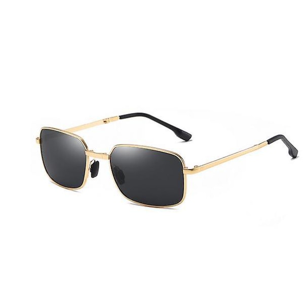 Men's Metal Polarized Color Changing Folding Sunglasses Fashion Sunglasses Square Night Vision Ladies Glasses