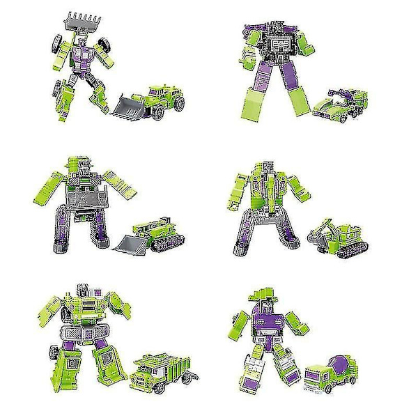 G1 Transformerad Constructicon Devastator Set 6 I 1 Kompletta Figurer