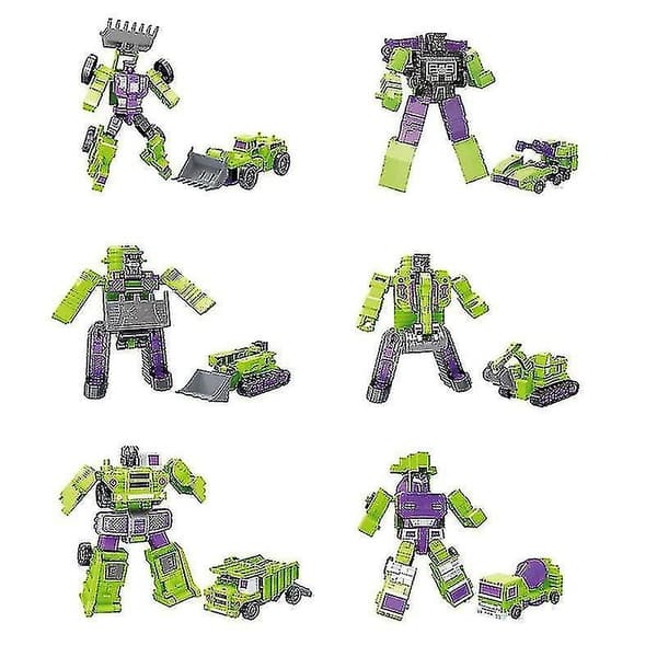 G1 Transformeret Constructicon Devastator Sæt 6 I 1 Komplette Figurer