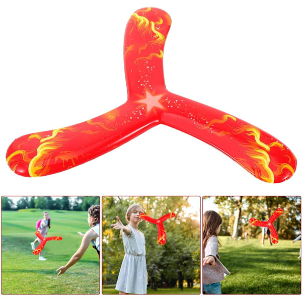 Paluuboomerang heittoon ja lentoon, takapihan urheilupeli, nopea frisbee, sopii takapihalle, telttailuun ja piknikille
