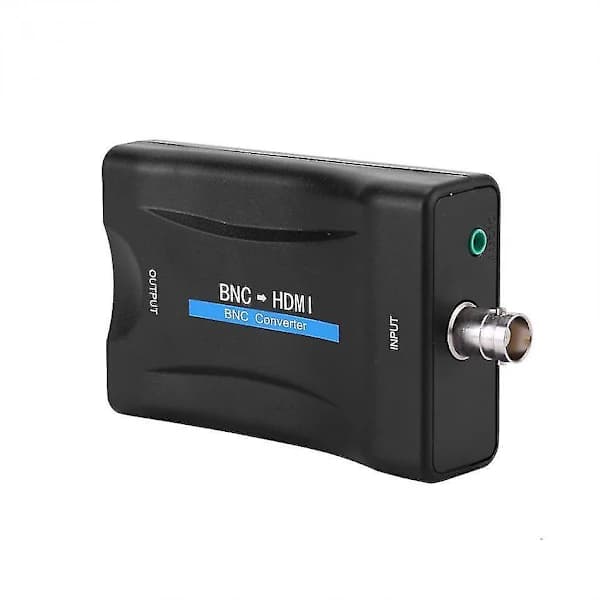 BNC til HDMI-konverter, 1080P video display adapter, overvåkingsmonitor + USB-kabelsett